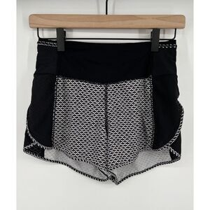 Lululemon Size 4 Real Quick Short *Perforated 3.5" Black LW7AY3S Pickleball